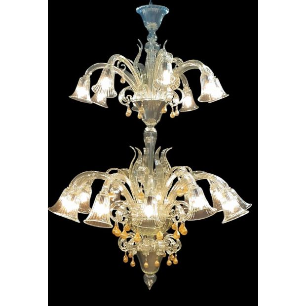 LAMPADARIO CRISTALLO REALE